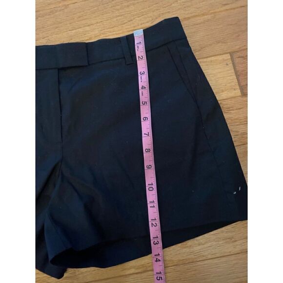 Ann Taylor Women's Petite Devin Fit Black Cotton Slash Pockets Shorts Size 8P - Picture 9 of 10